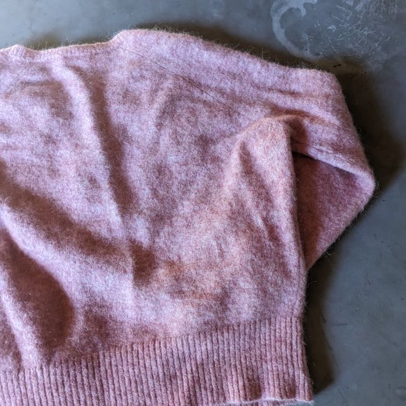 Sezane Pink Crew Neck Sweater - Picture 11 of 16